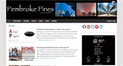 Desktop Screenshot of pembrokepineslocalnews.com